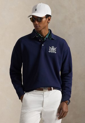 RELAXED FIT CREST DOUBLE KNIT SWEATSHIRT - Mikina - refined navy