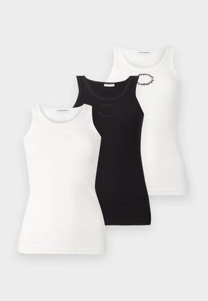 TANK 3 PACK  - Top - white/black