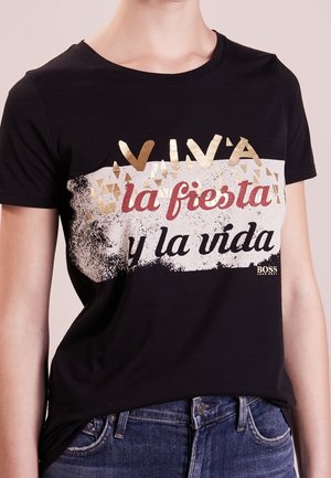 BOSS CASUAL T-Shirt print - black