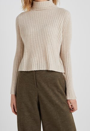 Striktrøje - beige