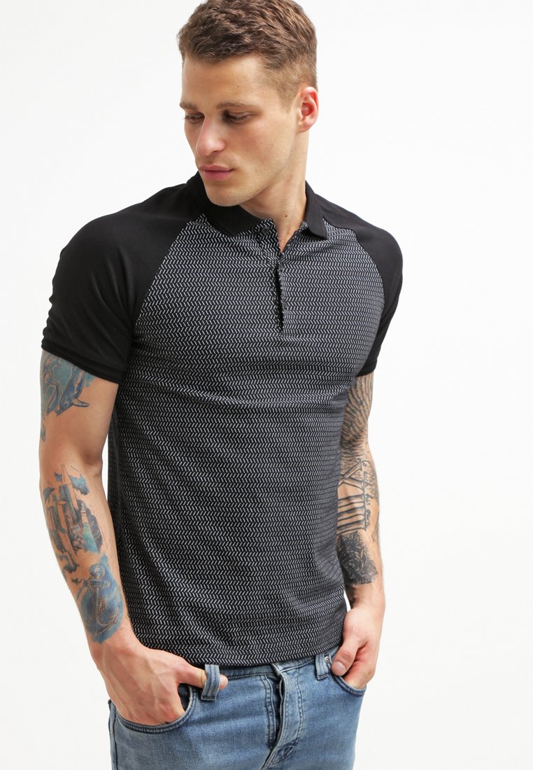 Pier One - Poloshirt - black, Vergrößern