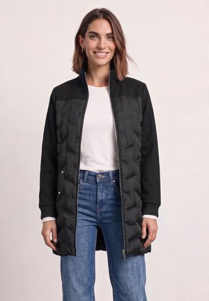 Street One, STRUKTURMIX JACKE MIT GEKLEBTER STEPPUNG - Manteau d'hiver - black