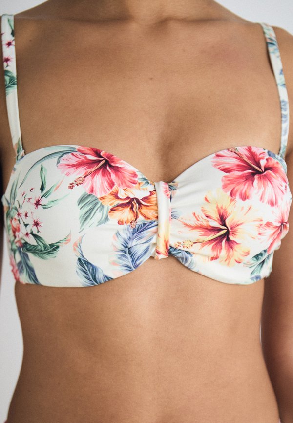 WIRE BANDEAU - Bikini top - creme3