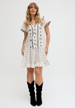 Raffya, JEMILLA MINI - Freizeitkleid - white