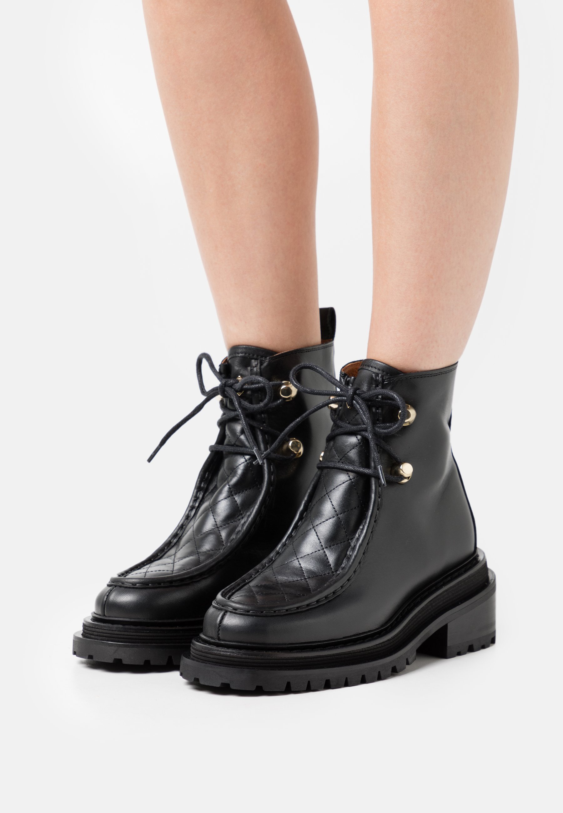 sandro black ankle boots