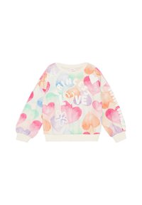 s.Oliver MIT ALL-OVER - Sweater - wollweiß