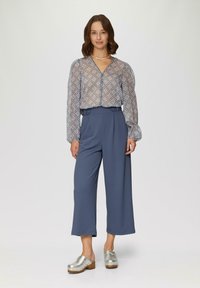 QS CULOTTE - Broek - blau