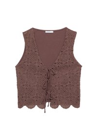 Weste - dark brown