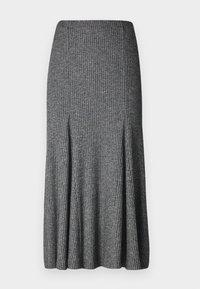 SKIRT - A-line skirt - black/white