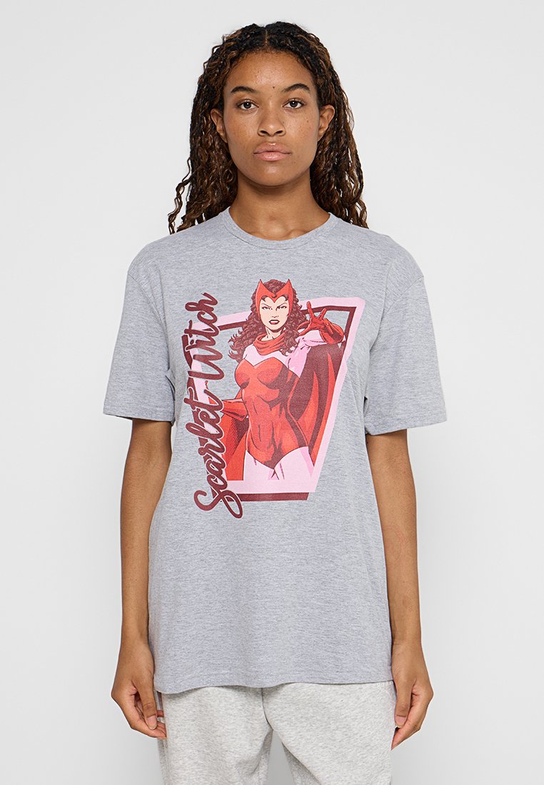 Marvel T-shirt print grijs