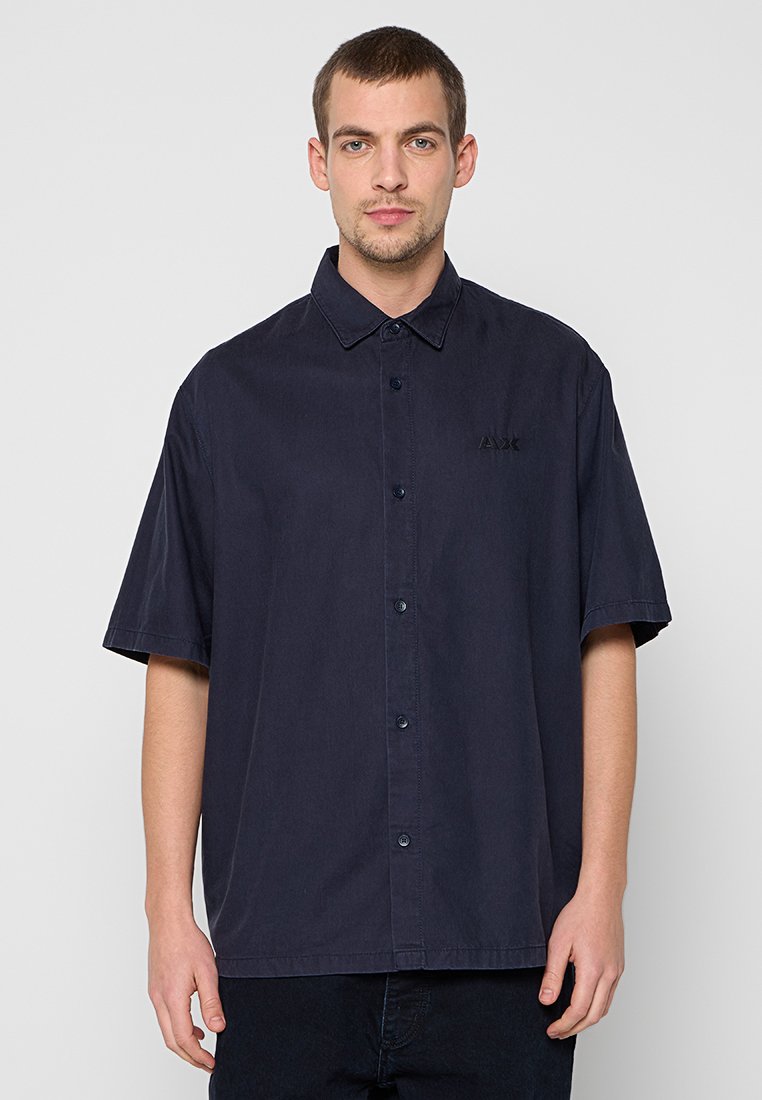 Armani Exchange Overhemd donkerblauw Armani Exchange Overhemd donkerblauw