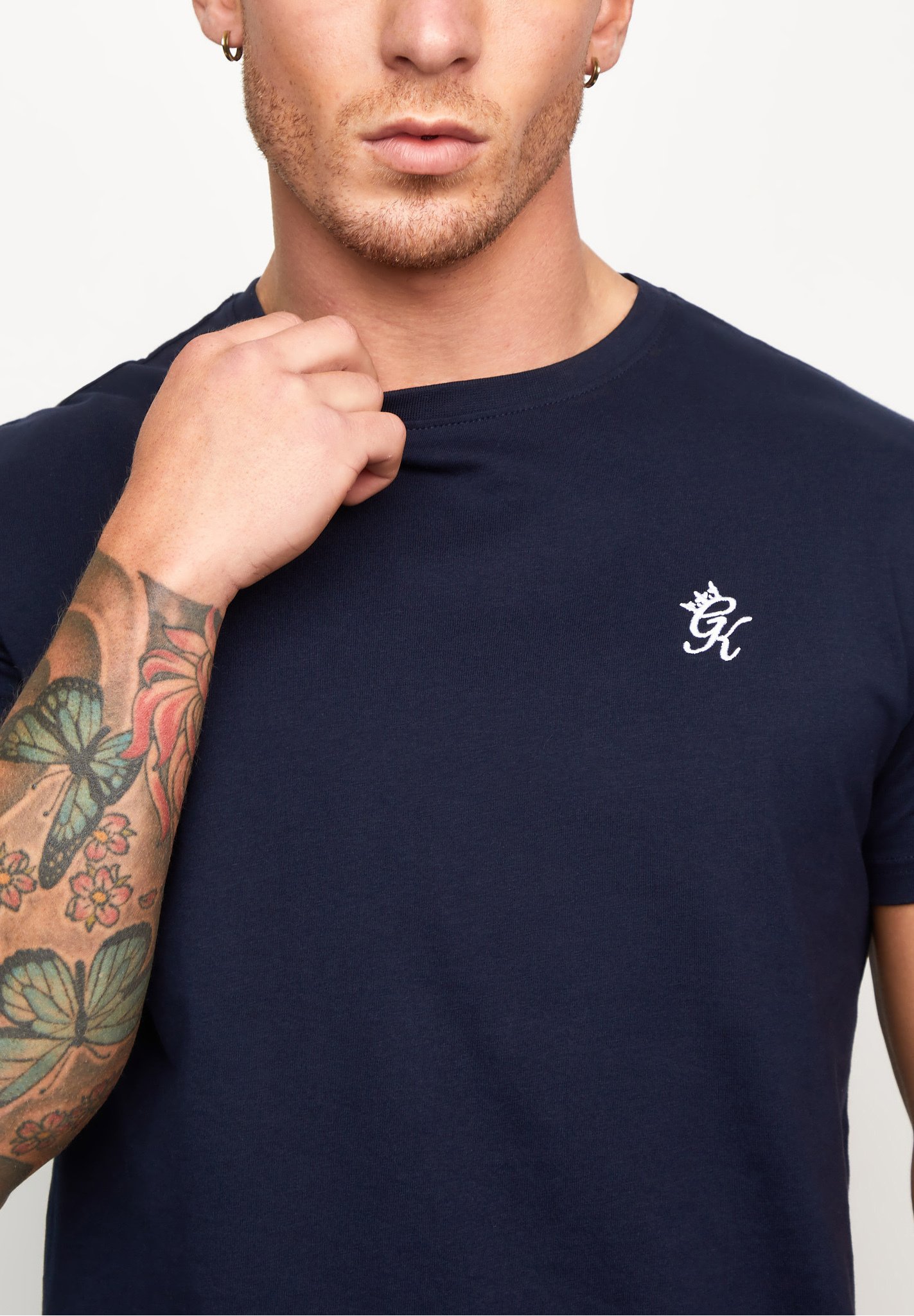 Gym King T-shirt basic - navy/blauw 