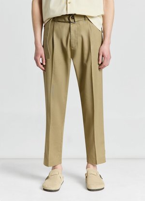 Calliope, PANTALONE LUNGO TINTA UNITA - Chino - tabacco