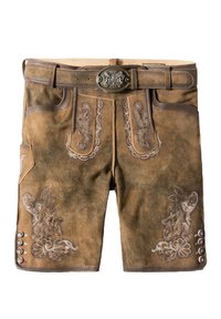 Stockerpoint HANS - Pantalón de cuero - havana
