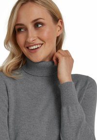 FALKE Maglione - dark grey -heather