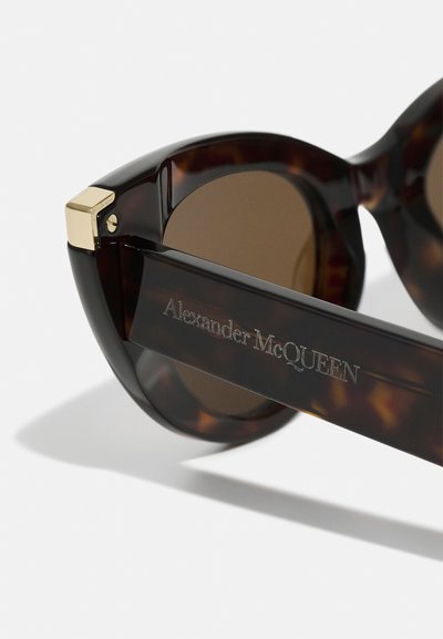 Alexander McQueen Ochelari de soare - havana/brown