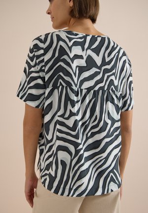 Cecil, BLUSENSHIRT MIT RUNDHALS UND PRINT - Bluse - palm breeze green