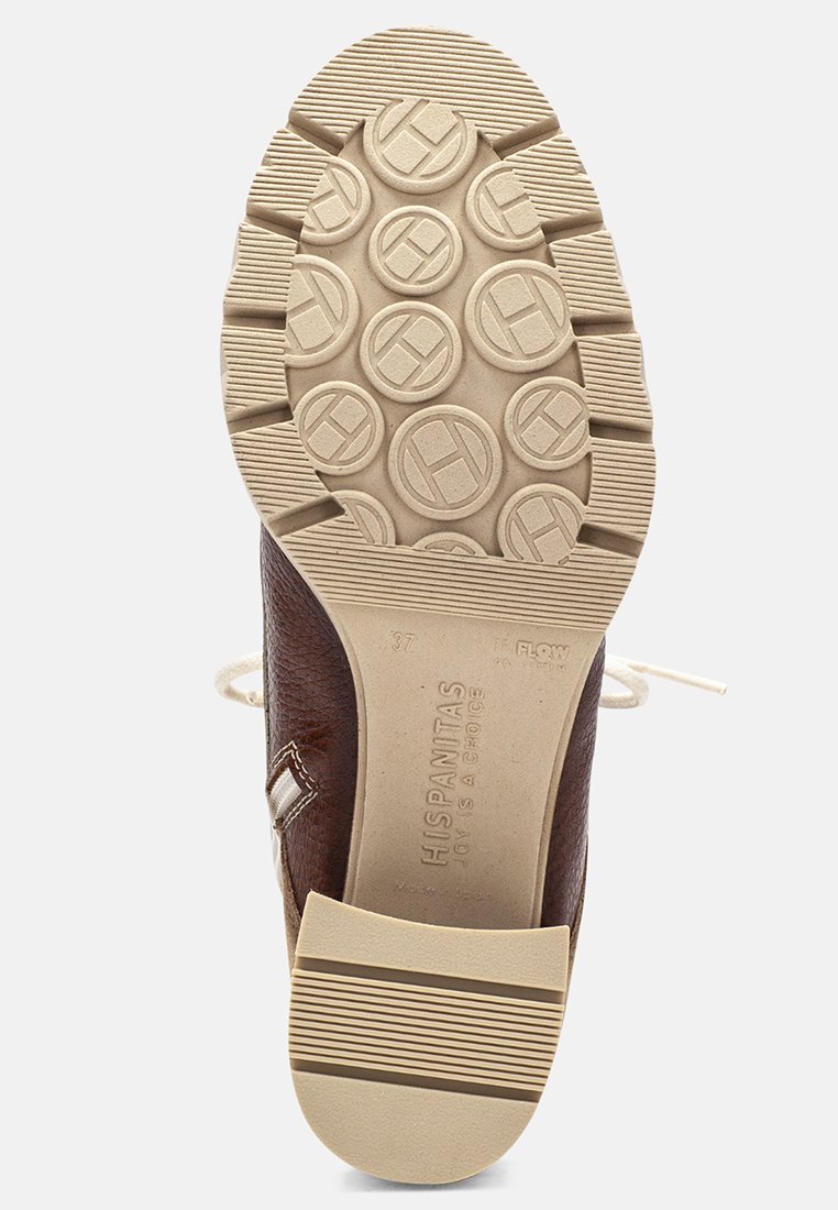 Hispanitas JANETH - Botines con cordones - cuero/camel - Zalando.es