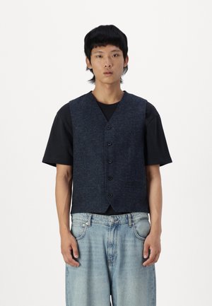 JPRWINTER TWILL WAISTCOAT - Waistcoat - dark navy