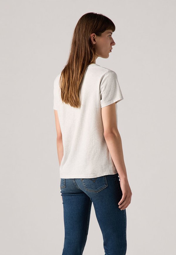 THE PERFECT TEE V-NECK - Basic T-shirt - orbit heather gray2