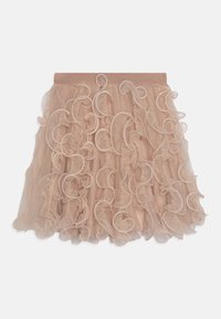 MarMar Copenhagen SOLVIG SKIRT - Falda acampanada - cream taupe