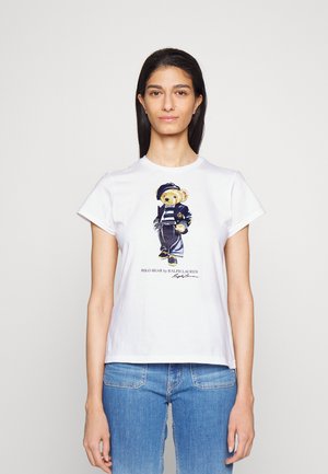 SHORT SLEEVE - Triko s potiskem - white