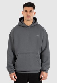 Smilodox DAWSON OVERSIZED HOODIE - Felpa con cappuccio - anthrazit
