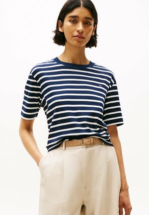 T-Shirt basic - dark night navy ecru stp