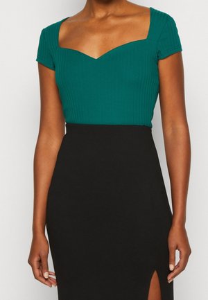 T-shirts basic - dark green