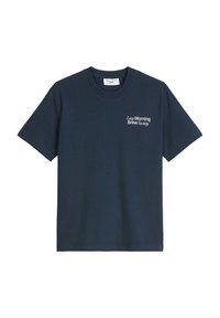 CREWNECK WITH BACKPRINT - Potiskana majica - navy