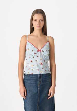 GAP X DÔEN FLORAL CAMI - Top - dublin blue