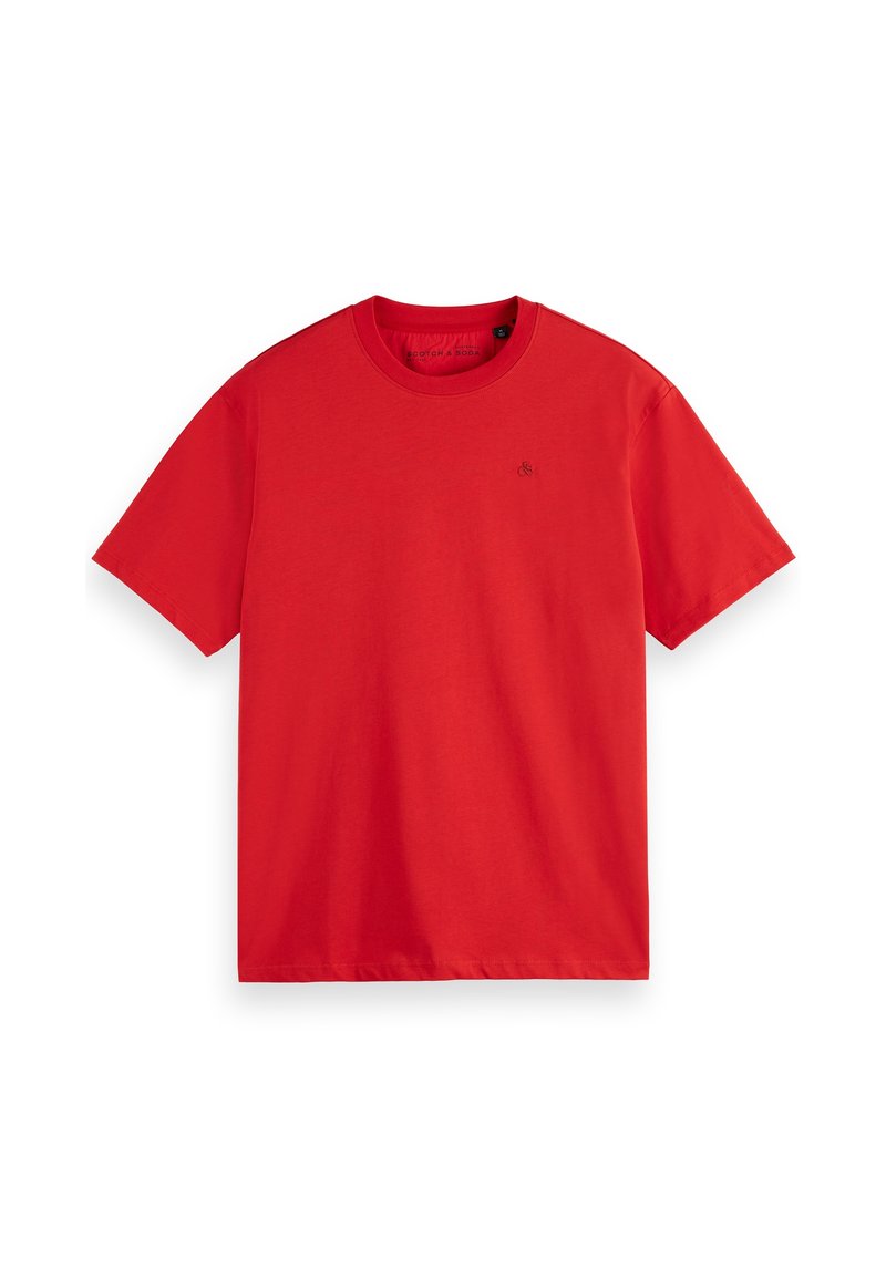 Scotch & Soda ESSENTIAL REGULAR FIT LOGO - Basic póló - dunkelrot