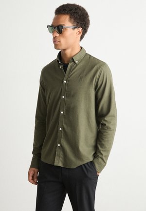Les Deux DESERT - Camicia - olive night melange