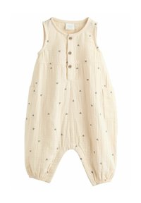 Next REGULAR FIT - Tuta jumpsuit - cream abstract print woven