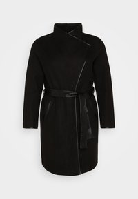 Vero Moda Curve VMWATERFALL POP COAT - Klassisk kåpe / frakk - black