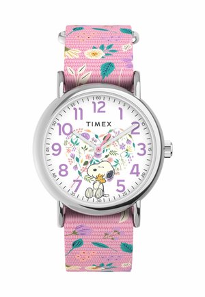 Timex WEEKENDER X PEANUTS IN BLOOM - Montre - pink
