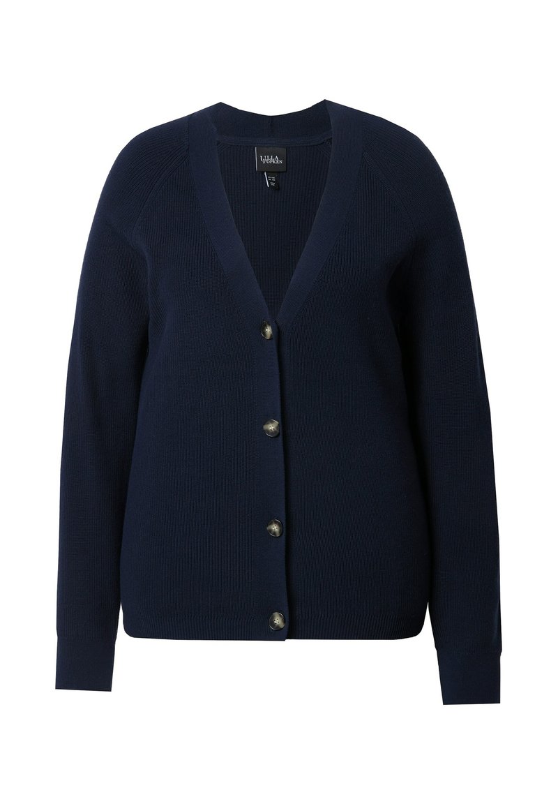 Cardigan Lungo Ulla Popken A Righe Con Scollatura A V E Maniche Lunghe - Modello 835487 - 6