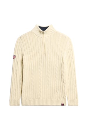 Superdry & Co RUGBY - Jersey de punto - cable cream