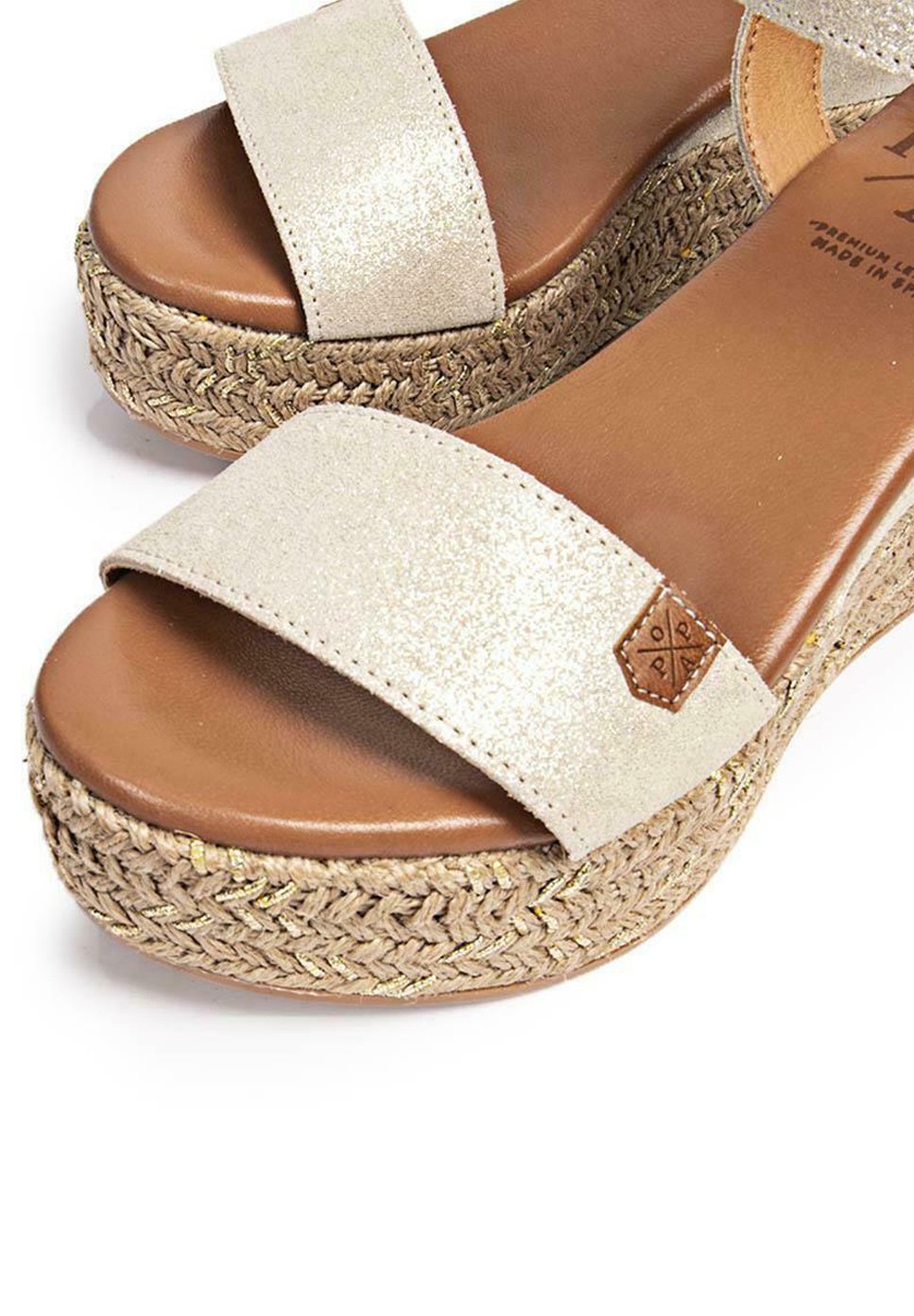 POPA PARADIS BOREAL - Alpargatas - dorado/marrón - Zalando.es