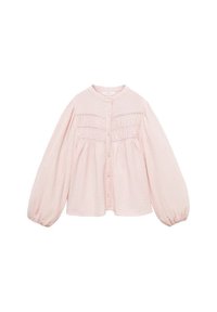 Mango Kids Bluza z gumbi - pink