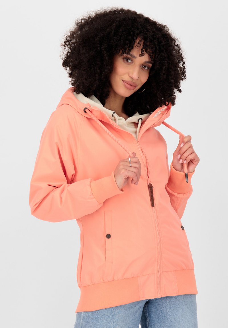 alife & kickin RENITA ÜBERGANGS - Giacca da mezza stagione - fresh papaya