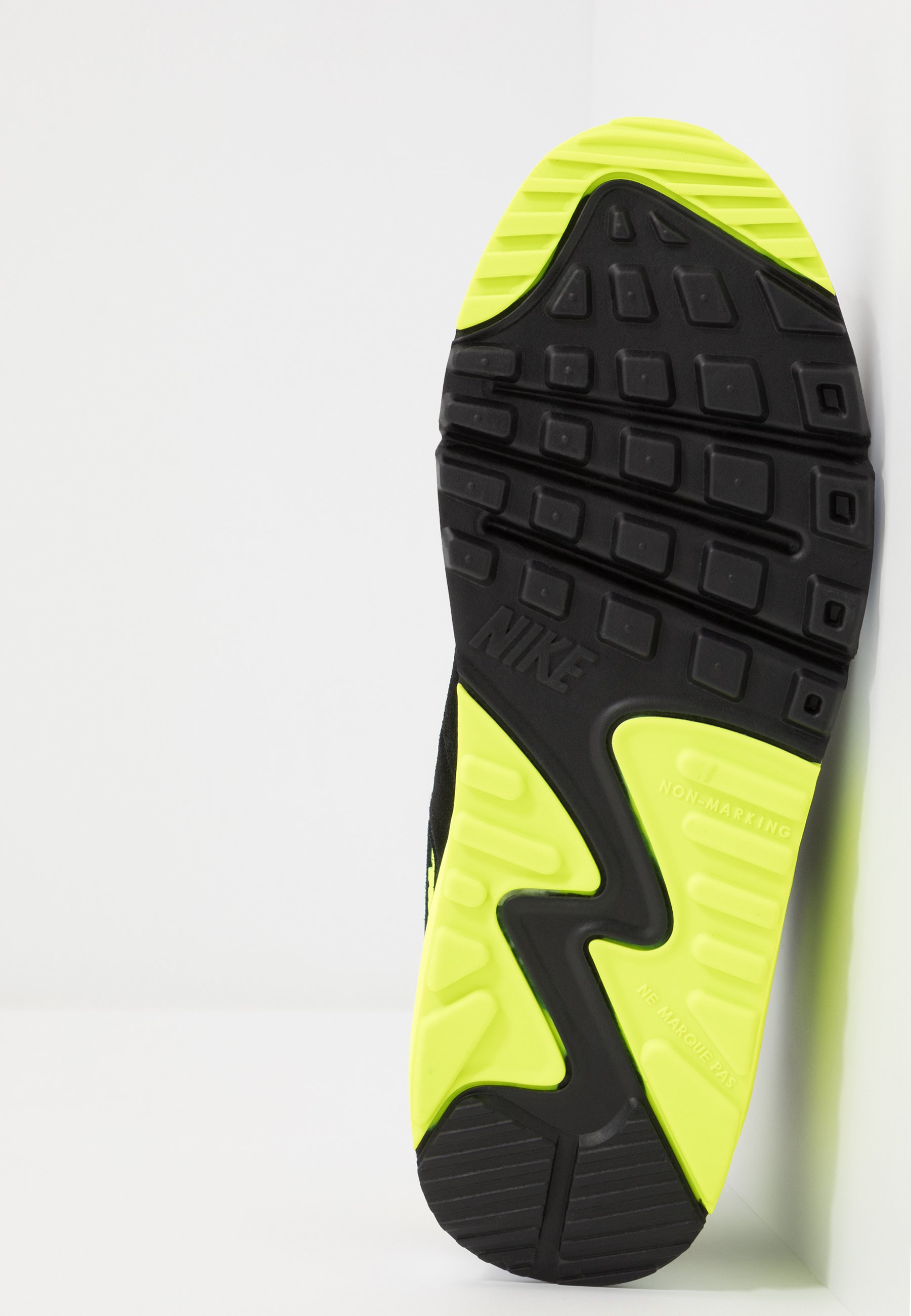 Nike Sportswear NIKE AIR MAX 90 LTR SCHUH FÜR ÄLTERE KINDER - Sneaker low -  white/particle grey/light smoke grey/volt/weiß - Zalando.de