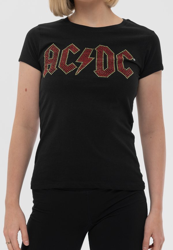 AC/DC FULL COLOUR DIAMANTE LOGO - Print T-shirt2
