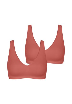 2-PACK - Triangel BH - candid orange