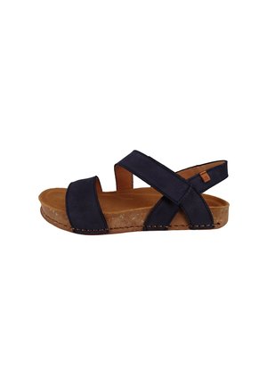 Sandalen met plateauzool - ocean