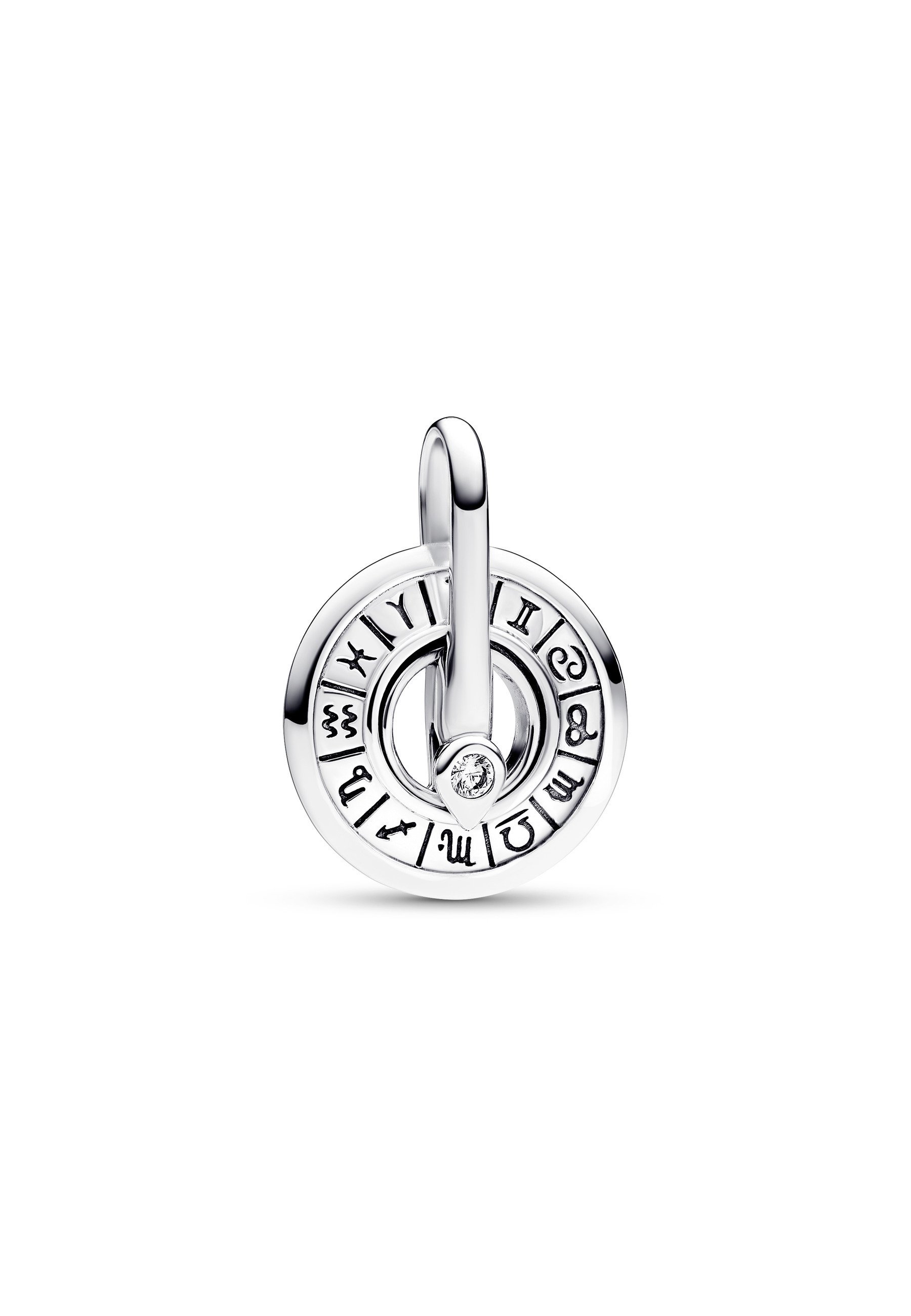 Pandora ZODIAC WHEEL MEDALLION - Charm - sterling silver 