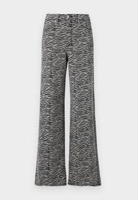 ONLMADISON WIDE ANIMAL PANT - Wide Leg - string