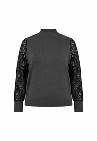 WA-SAMANDA 19 - Svetrík -  dk grey melange