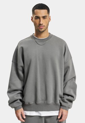 CREWNECK - Sweatshirt - anthracite washed