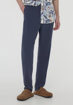 Terranova Pantaloni - blu denim scuro